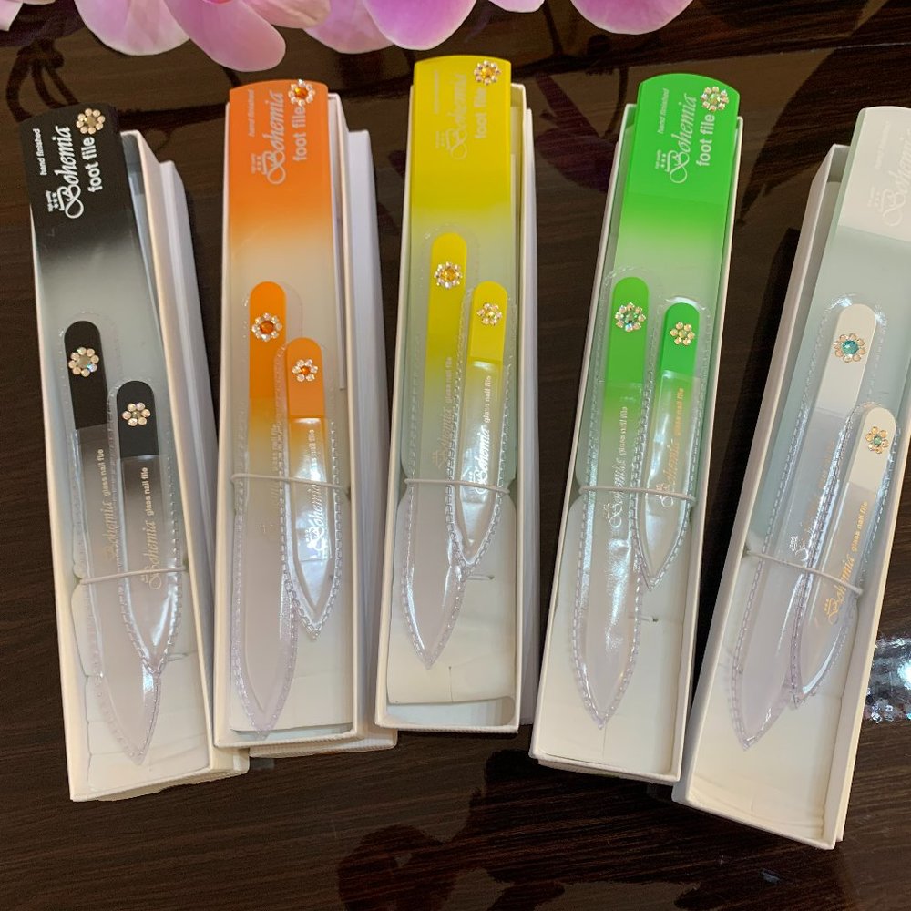 Glass Nail File with Original Swarovski